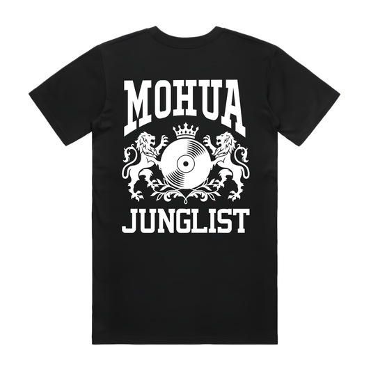 Mens MOHUA JUNGLIST Tee - Black (back)