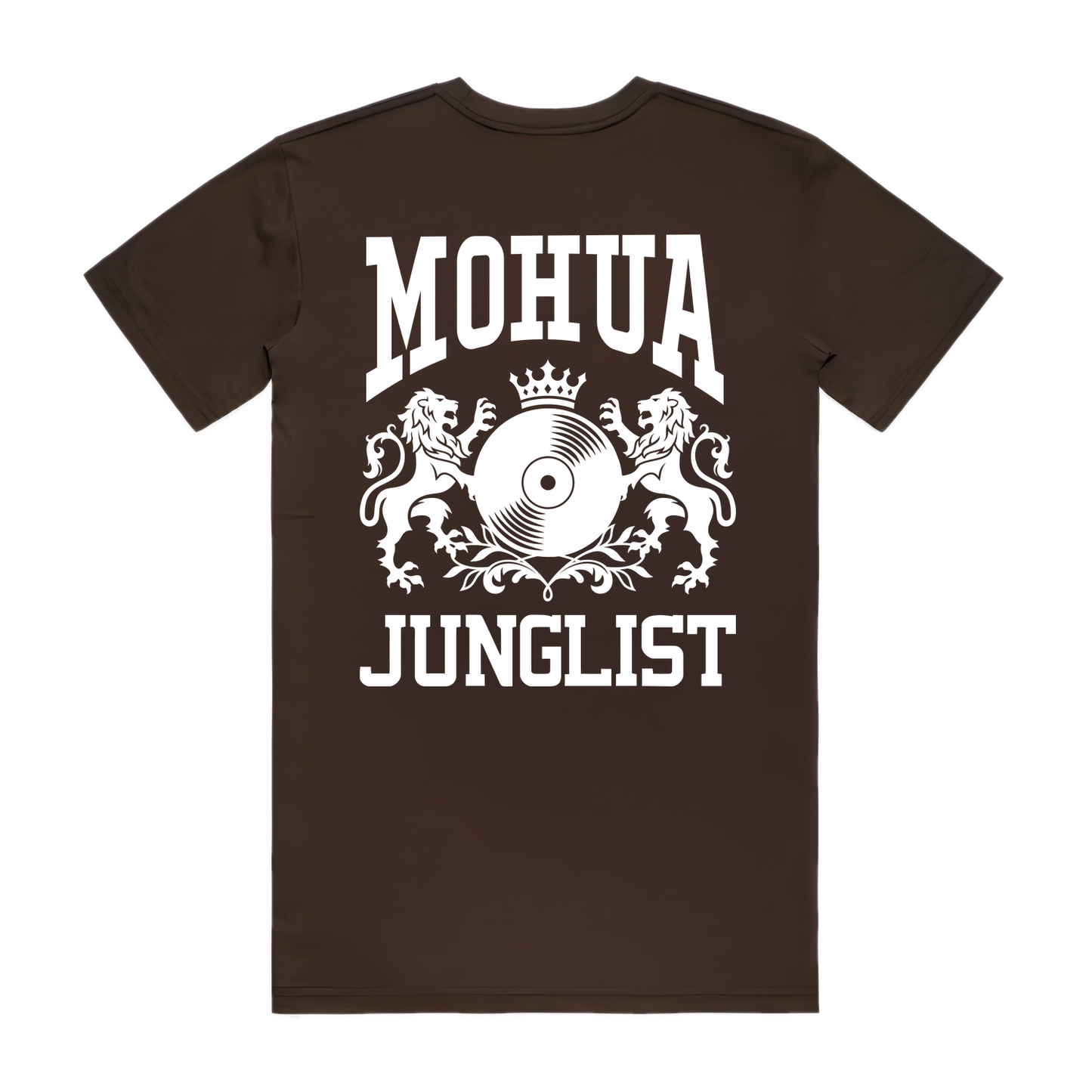 Mens MOHUA JUNGLIST Tee - Chocolate (back)