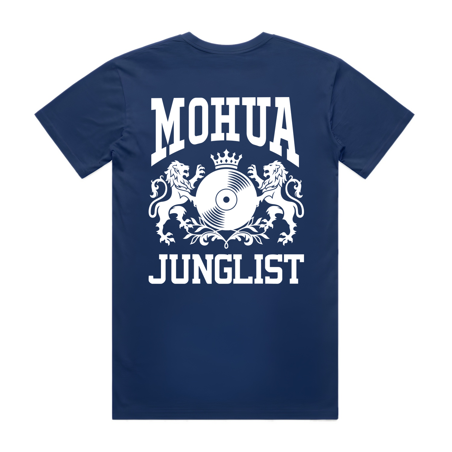 Mens MOHUA JUNGLIST Tee - Cobalt Blue (back)