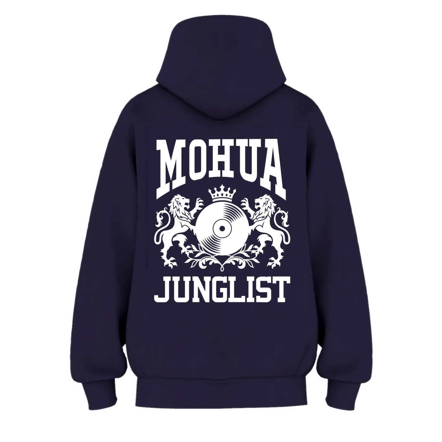 Womens MOHUA JUNGLIST Hoodie - Ink Blue (back)