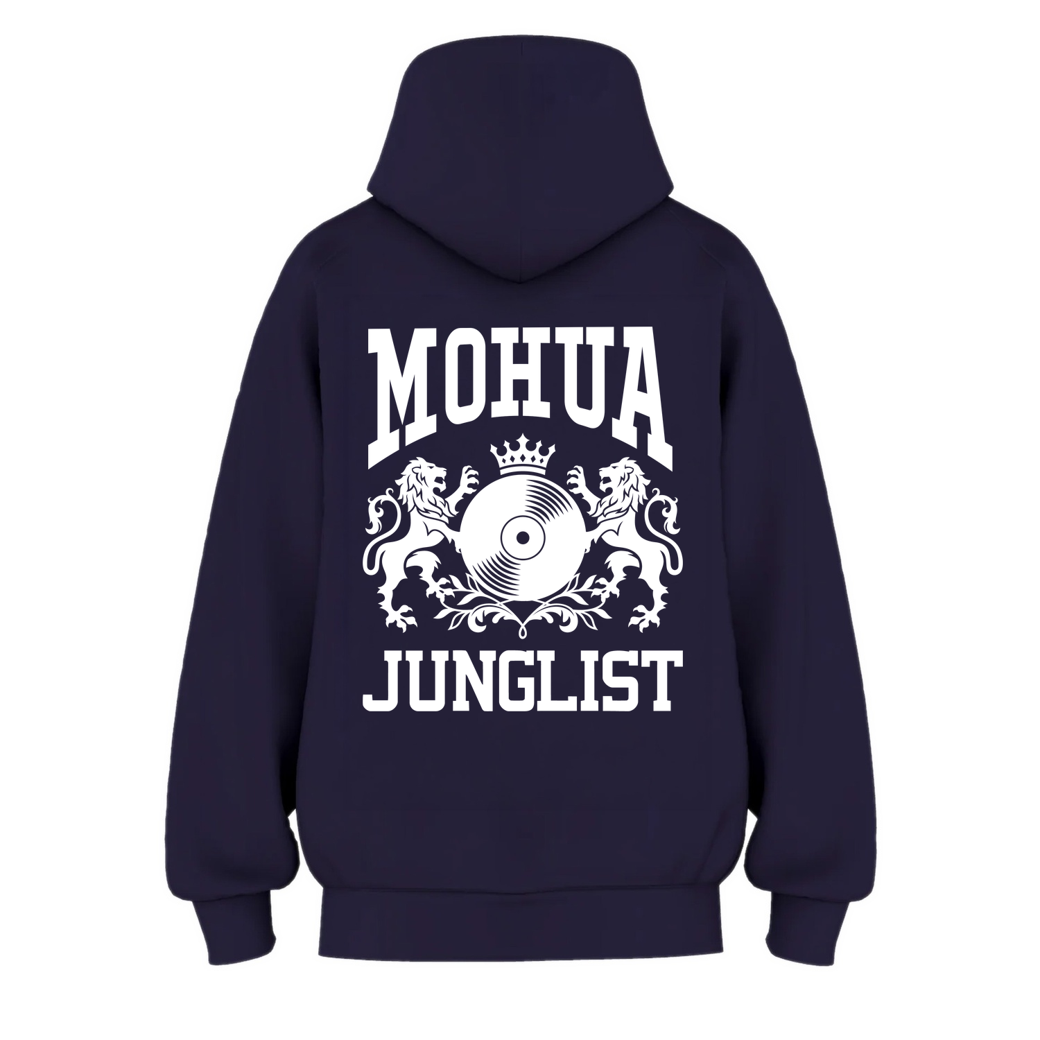 Womens MOHUA JUNGLIST Hoodie - Ink Blue (back)