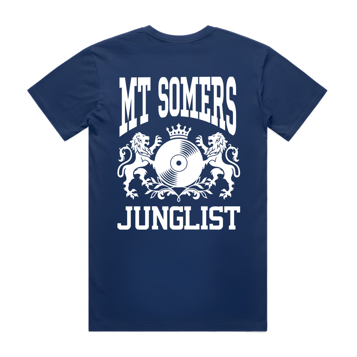 Mens MT SOMERS JUNGLIST Tee - Cobalt Blue (back)