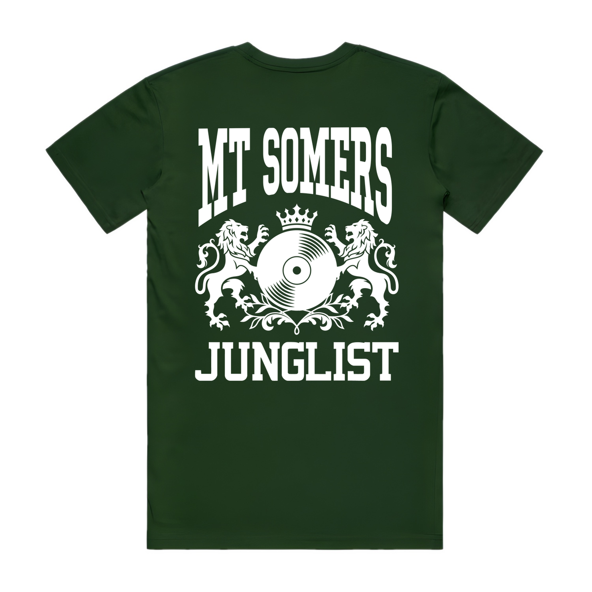 Mens MT SOMERS JUNGLIST Tee - Forest Green (back)