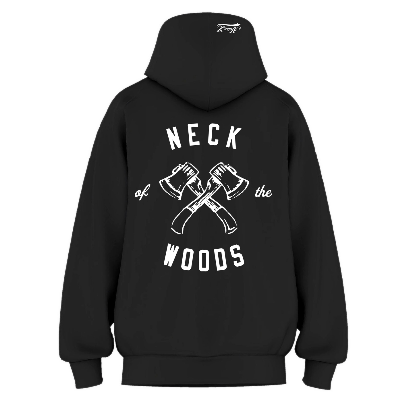 Mens NOTW Hoodie - Black (back)