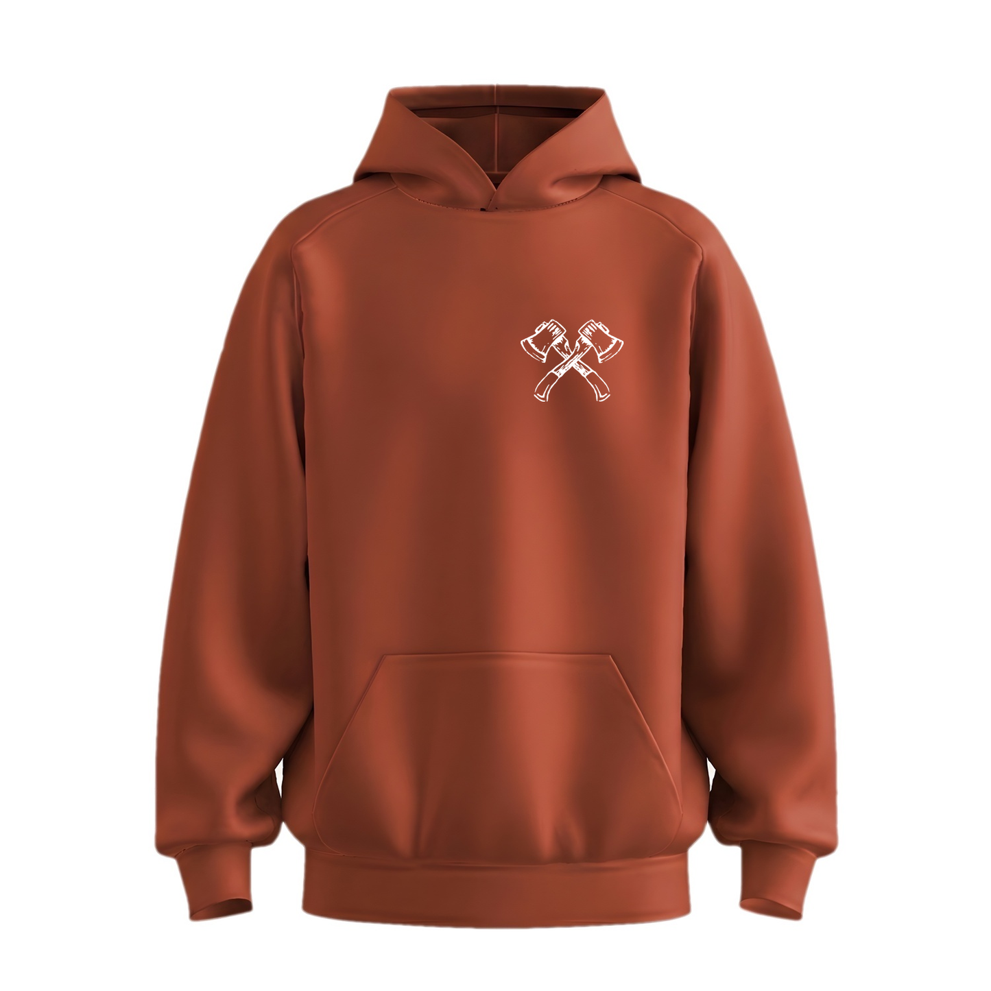 Mens NOTW Hoodie - Clay (front)