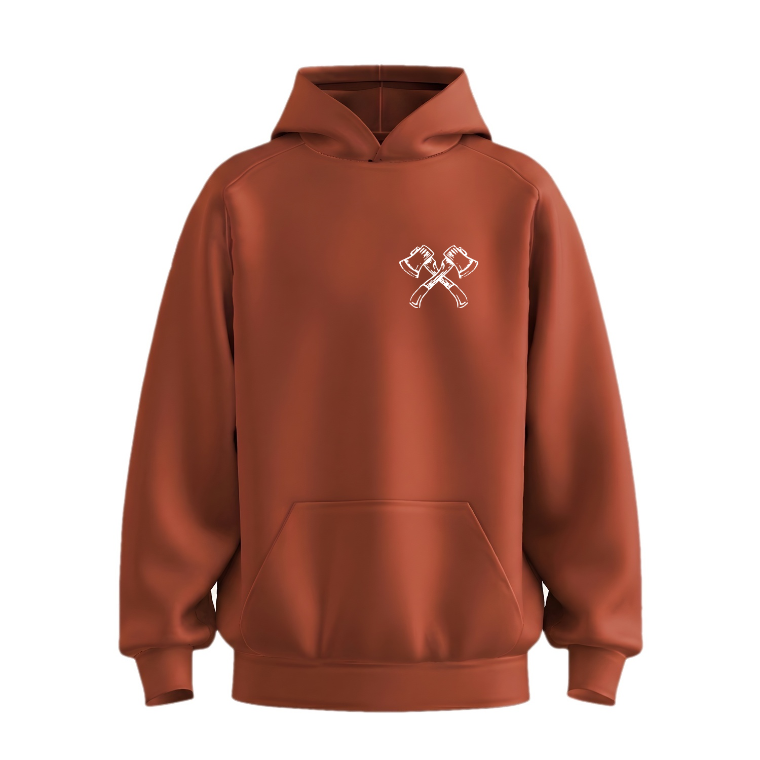 Mens NOTW Hoodie - Clay (front)