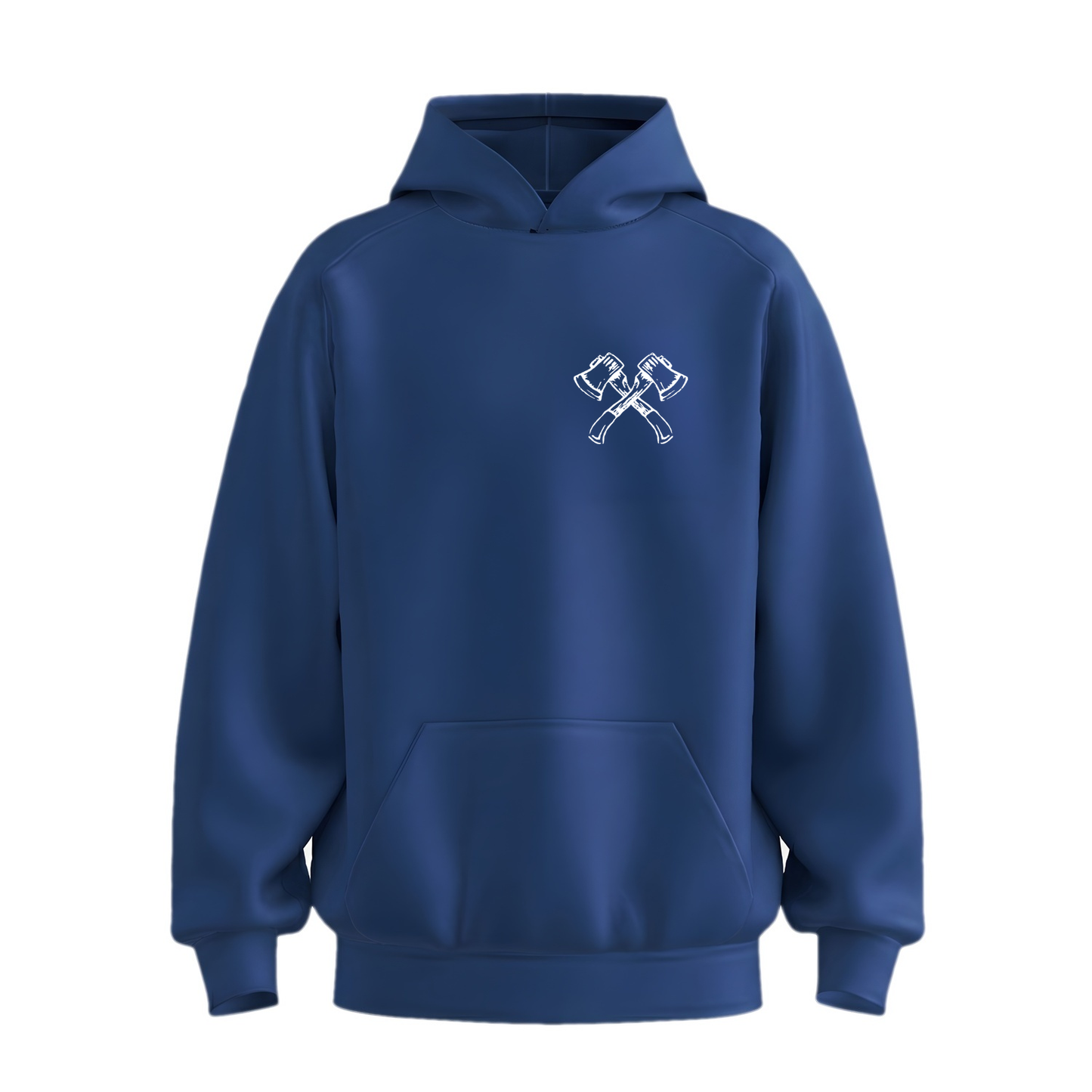Mens NOTW Hoodie - Cobalt Blue (front)