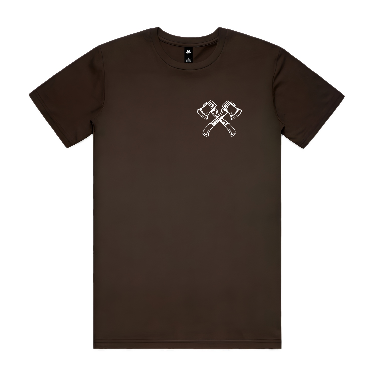 Mens NOTW Tee - Chocolate (front)