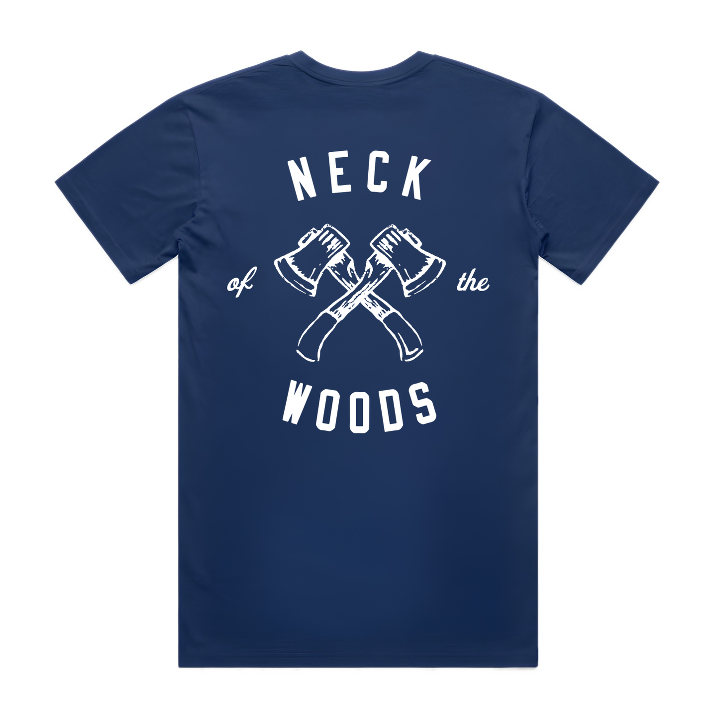 Mens NOTW Tee - Cobalt Blue (back)