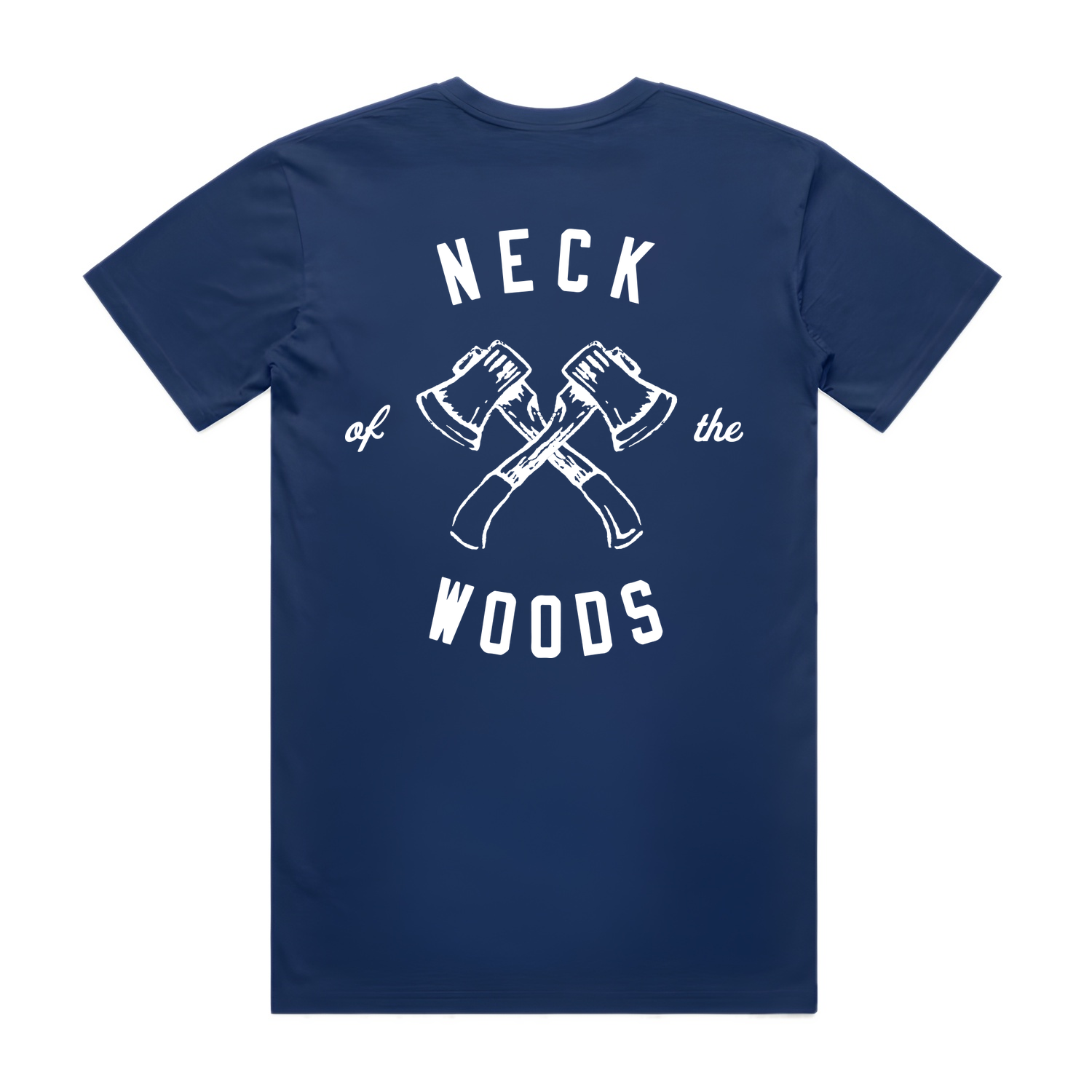 Mens NOTW Tee - Cobalt Blue (back)