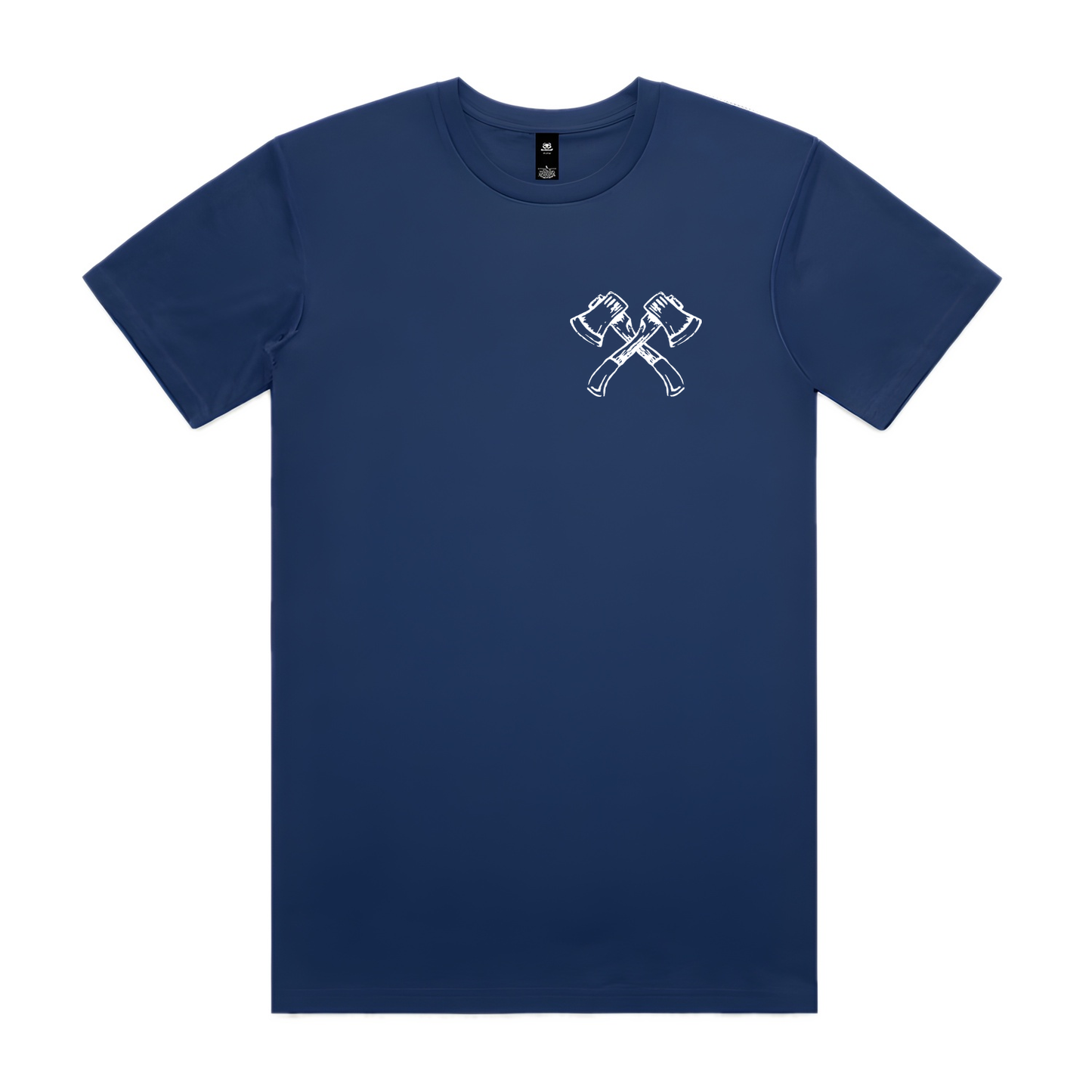 Mens NOTW Tee - Cobalt Blue (front)