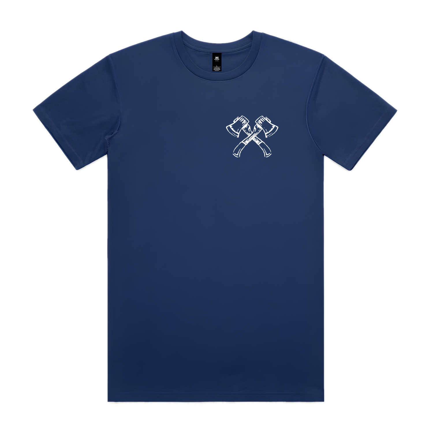Mens NOTW Tee - Cobalt Blue (front)