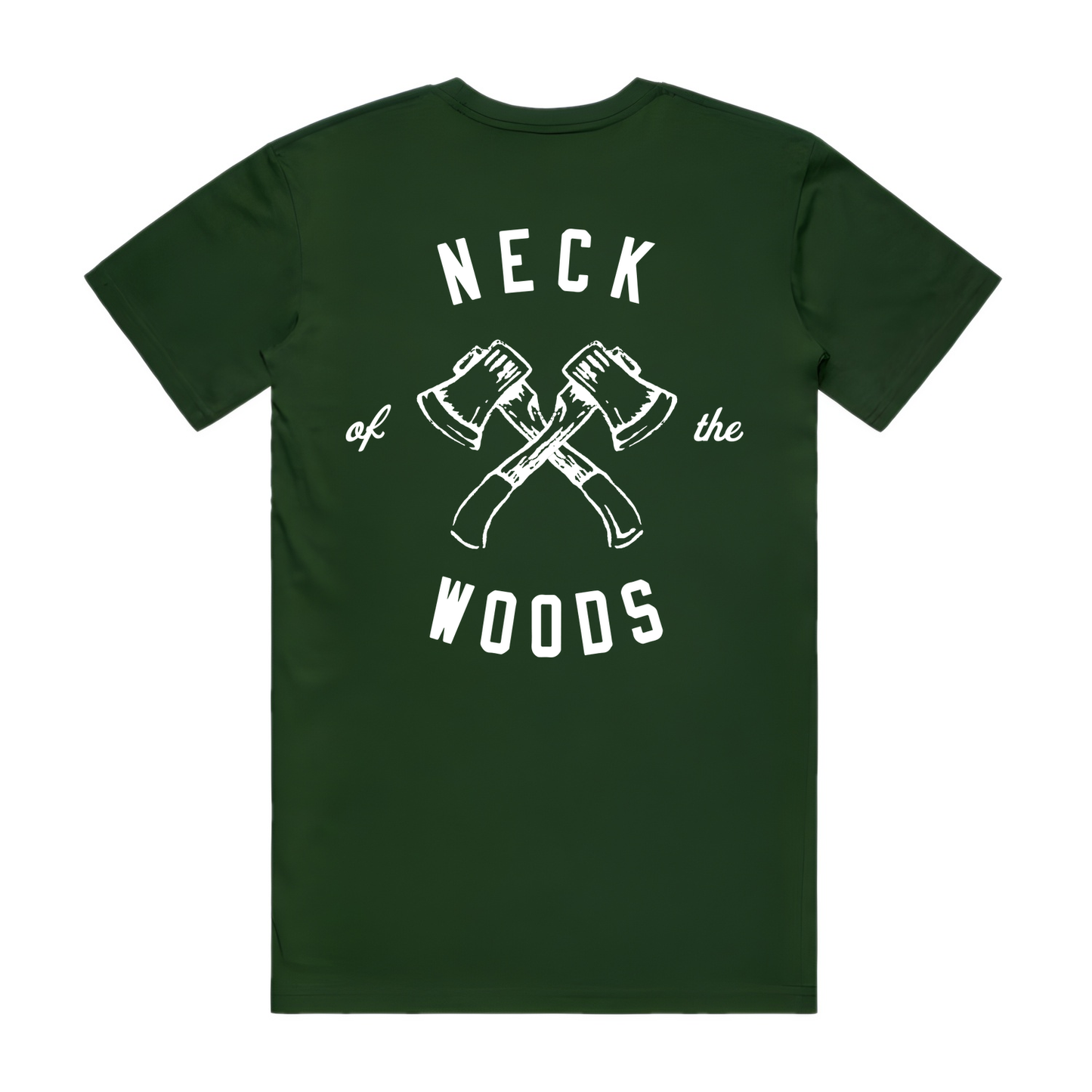 Mens NOTW Tee - Forest Green (back)
