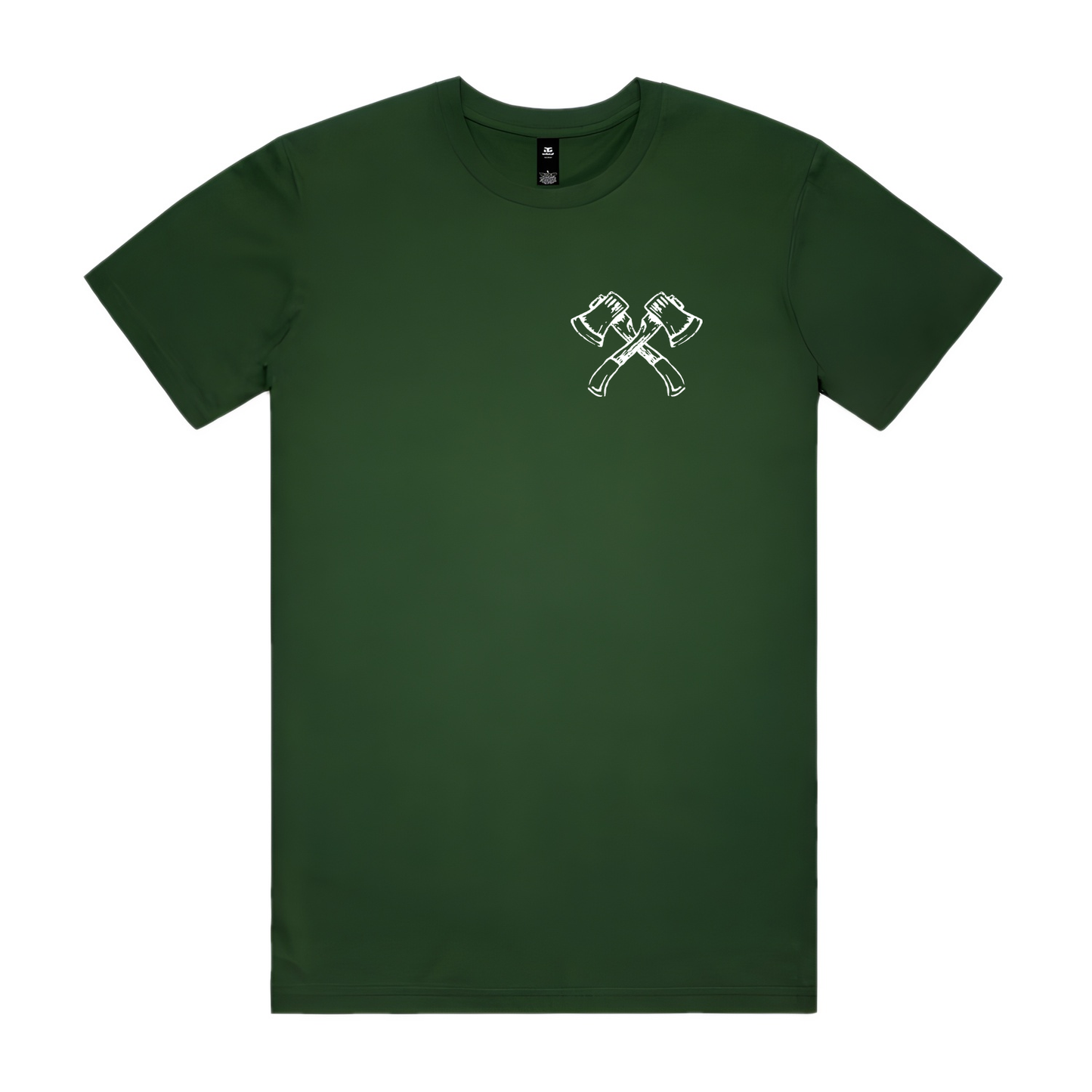 Mens NOTW Tee - Forest Green (front)
