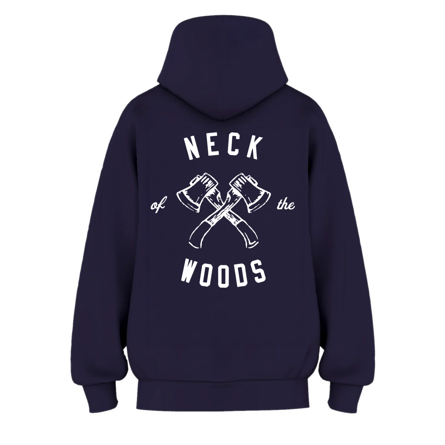 Womens NOTW Hoodie - Ink Blue (back)
