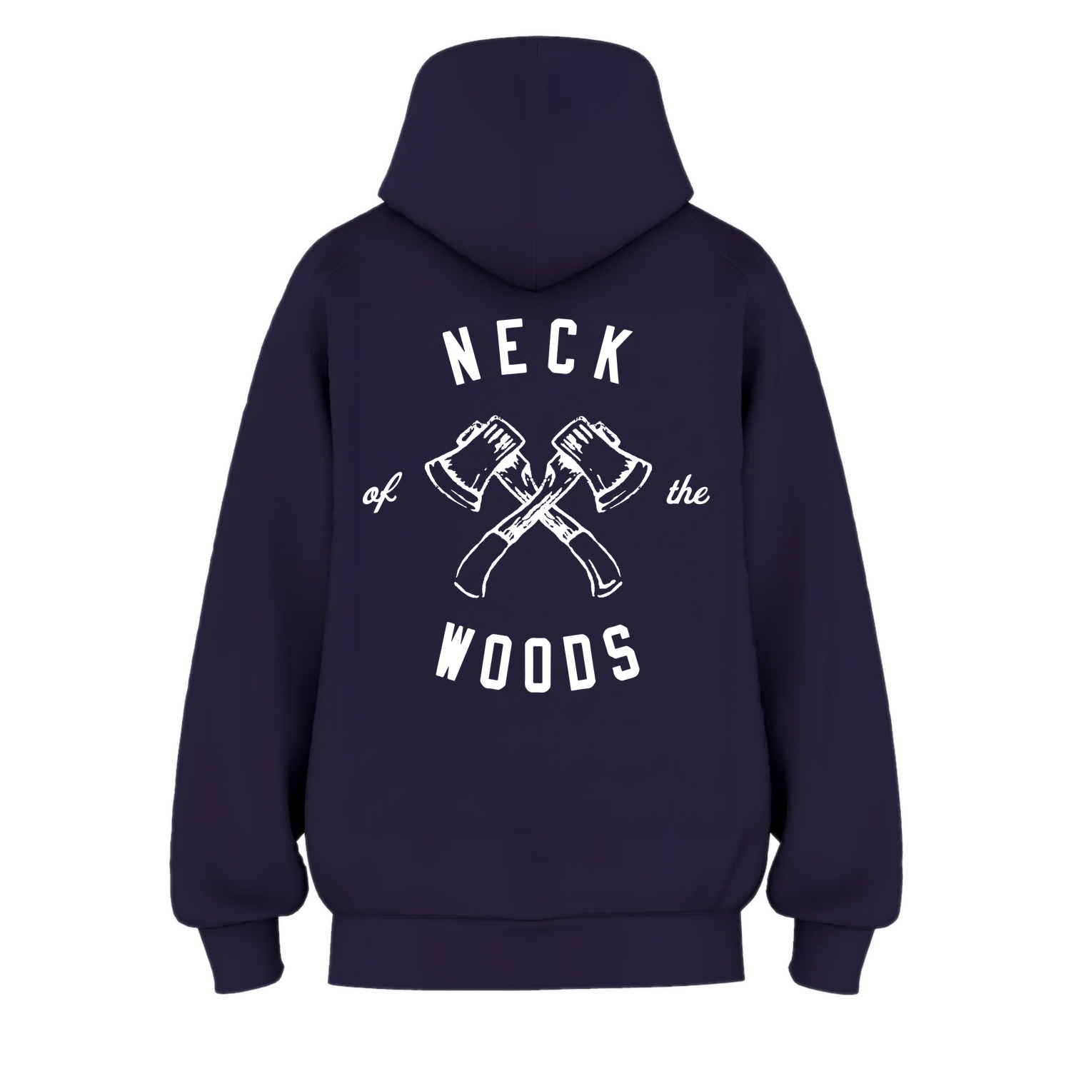 Womens NOTW Hoodie - Ink Blue (back)