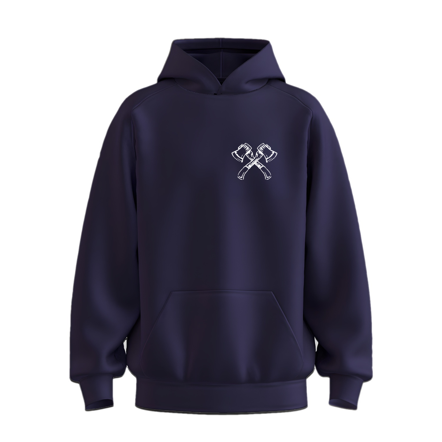 Womens NOTW Hoodie - Ink Blue (front)
