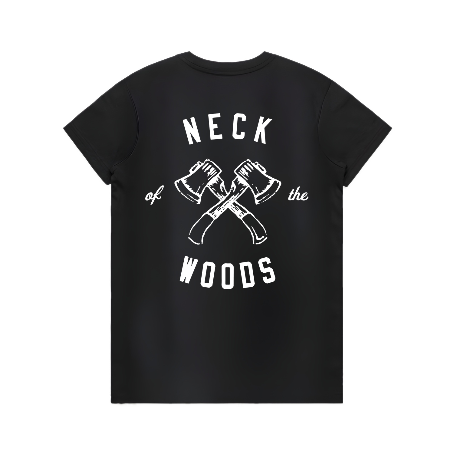 Womens NOTW Tee - Black (back)