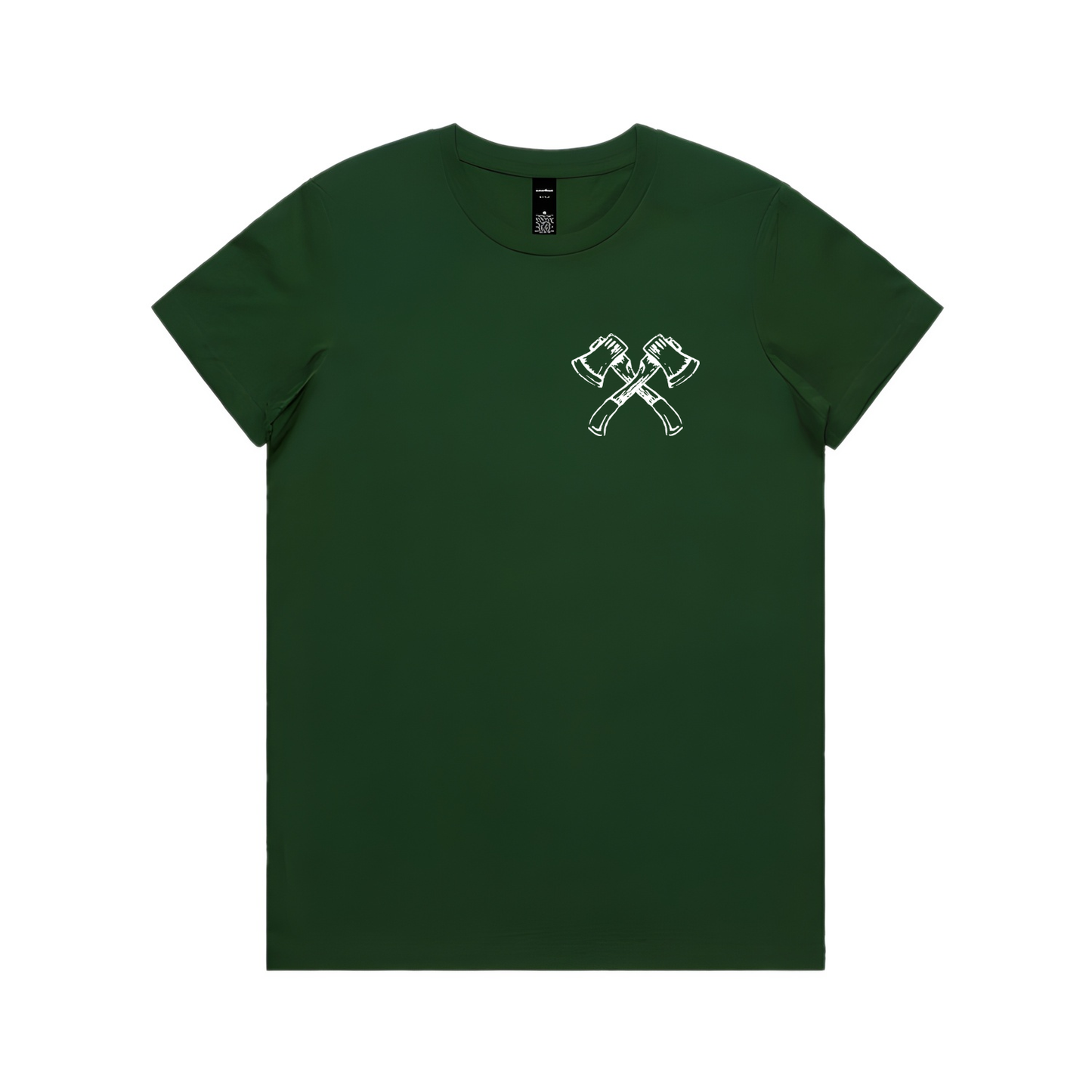 Womens NOTW Tee - Forest Green (front)