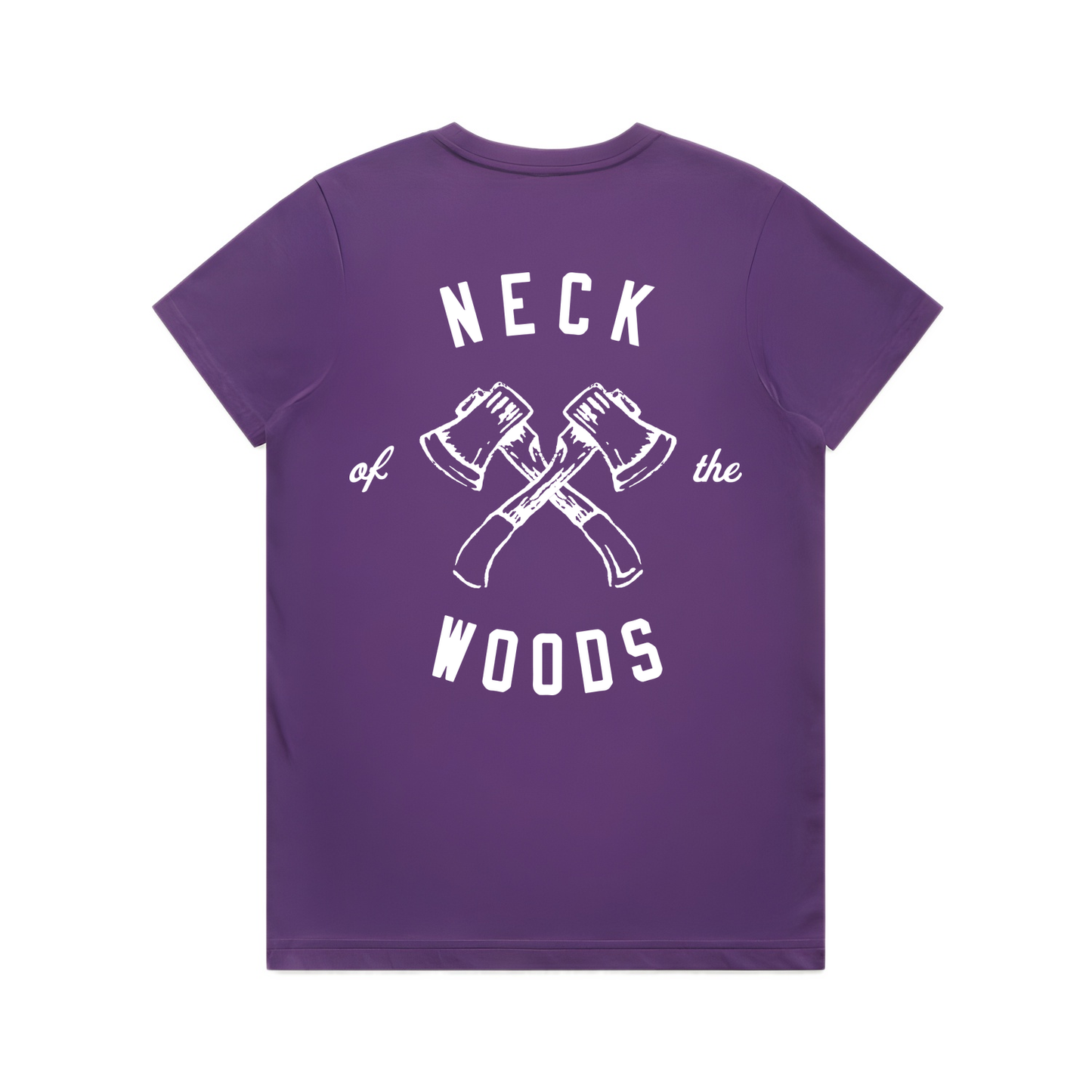 Womens NOTW Tee - Purple (back)