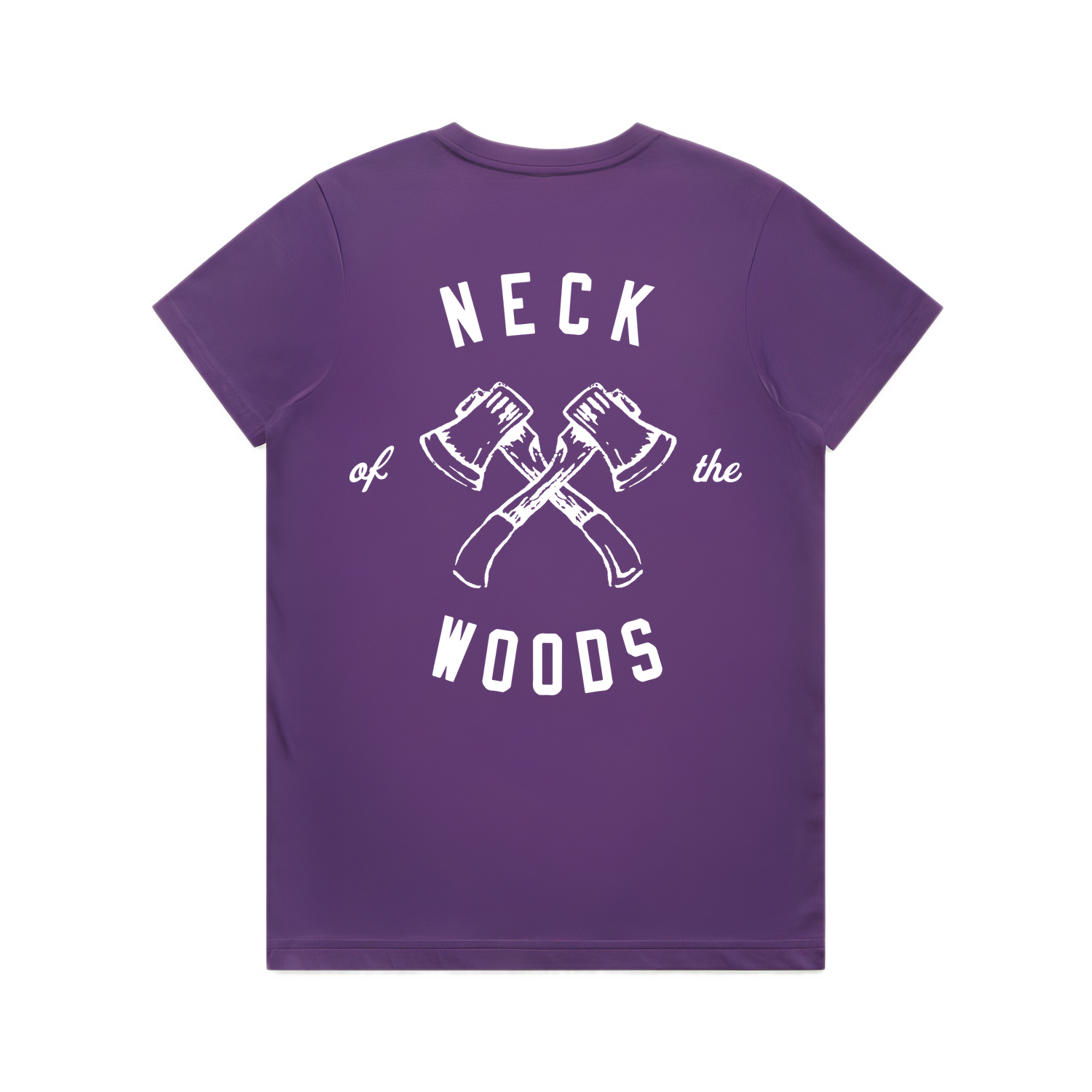 Womens NOTW Tee - Purple (back)