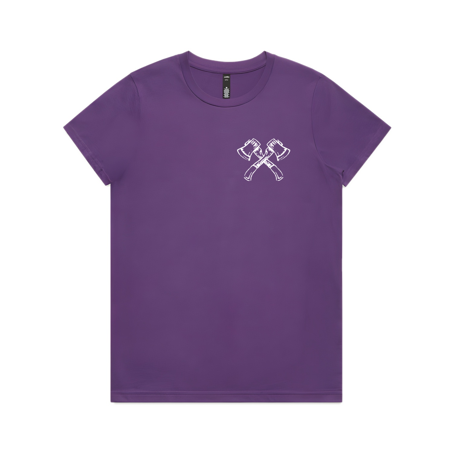 Womens NOTW Tee - Purple (front)