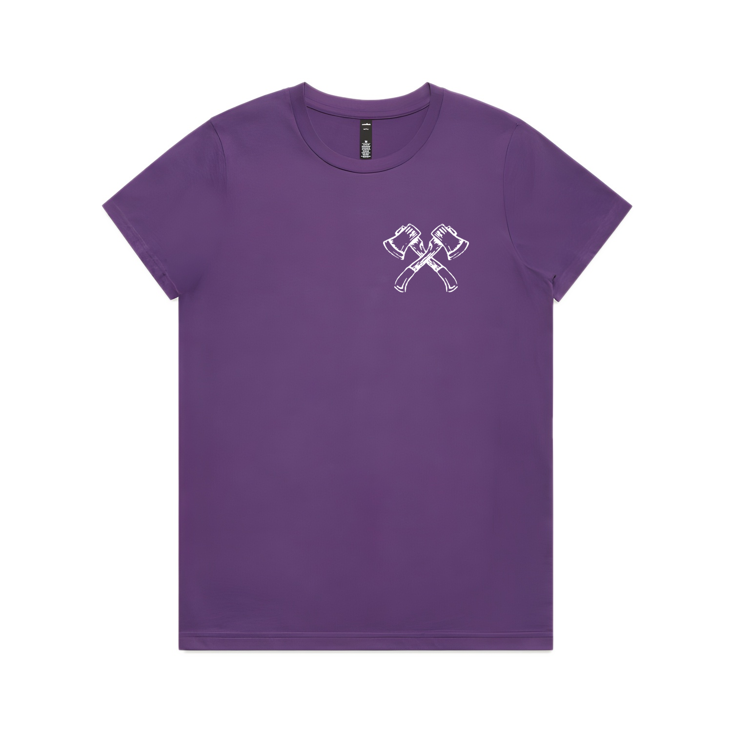 Womens NOTW Tee - Purple (front)