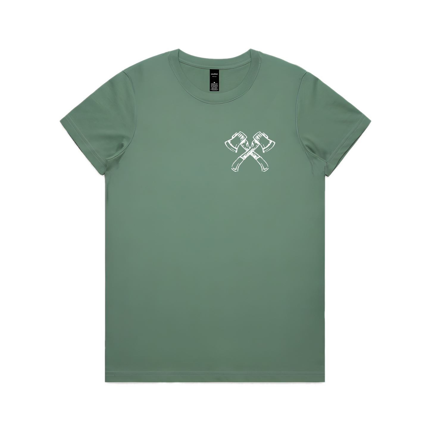 Womens NOTW Tee - Sage (front)