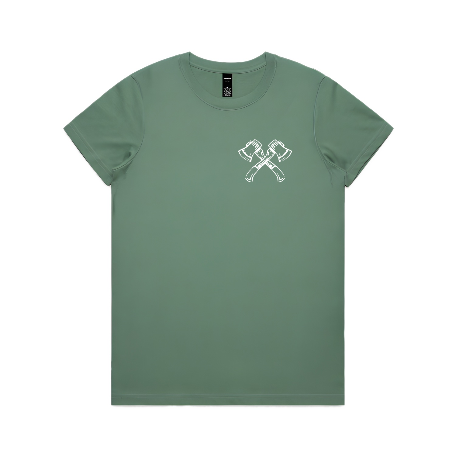 Womens NOTW Tee - Sage (front)