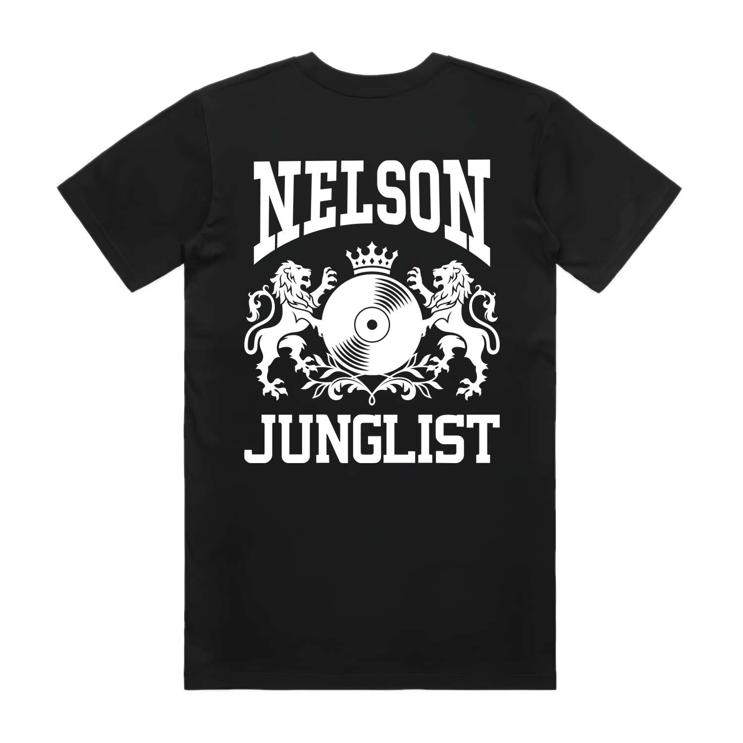 Mens NELSON JUNGLIST Tee - Black (back)