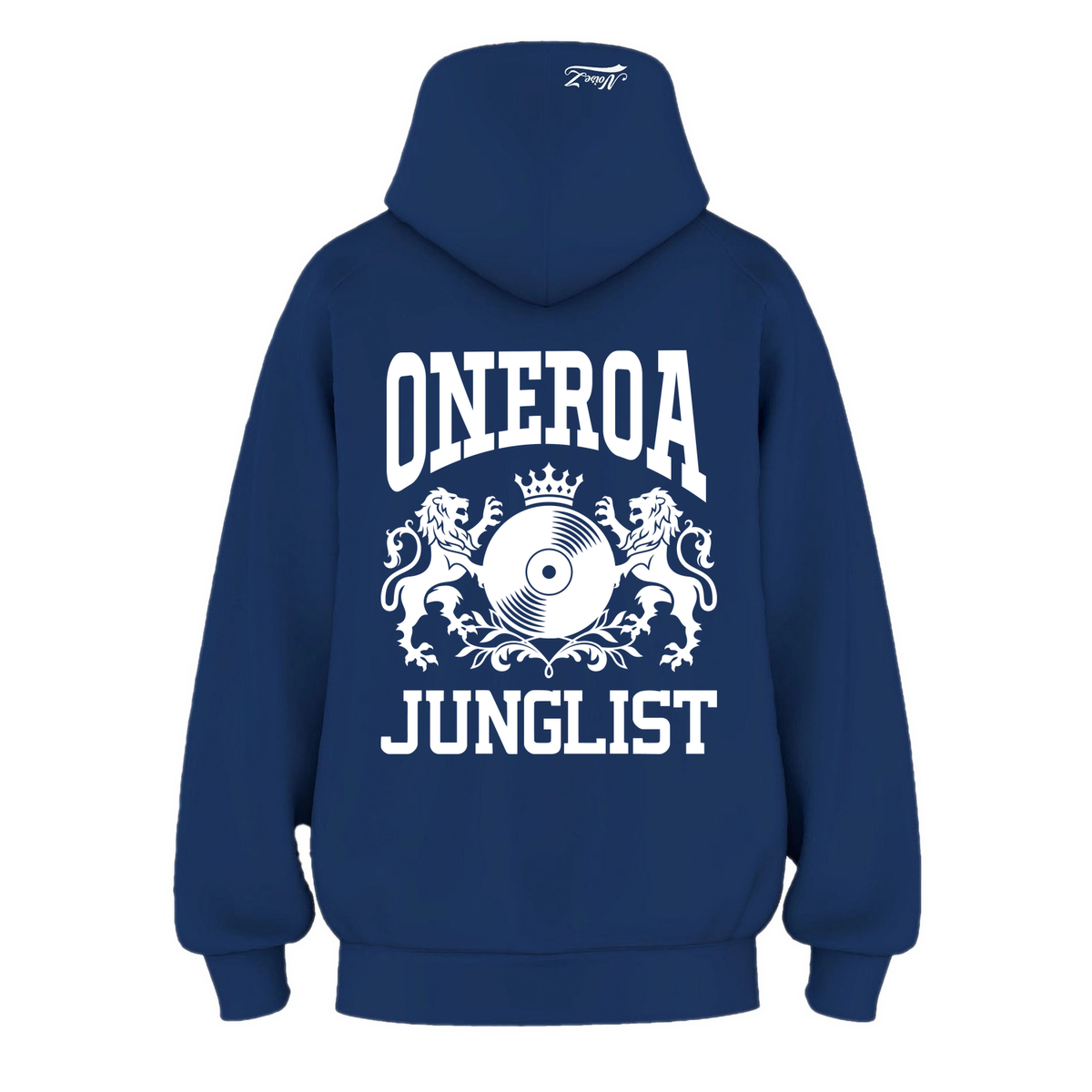 Mens ONEROA JUNGLIST Hoodie - Cobalt Blue (back)