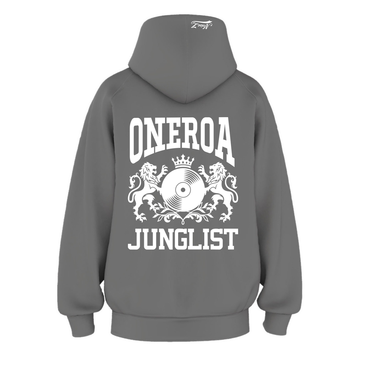 Mens ONEROA JUNGLIST Hoodie - Shadow (back)