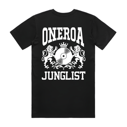 Mens ONEROA JUNGLIST Tee - Black (back)
