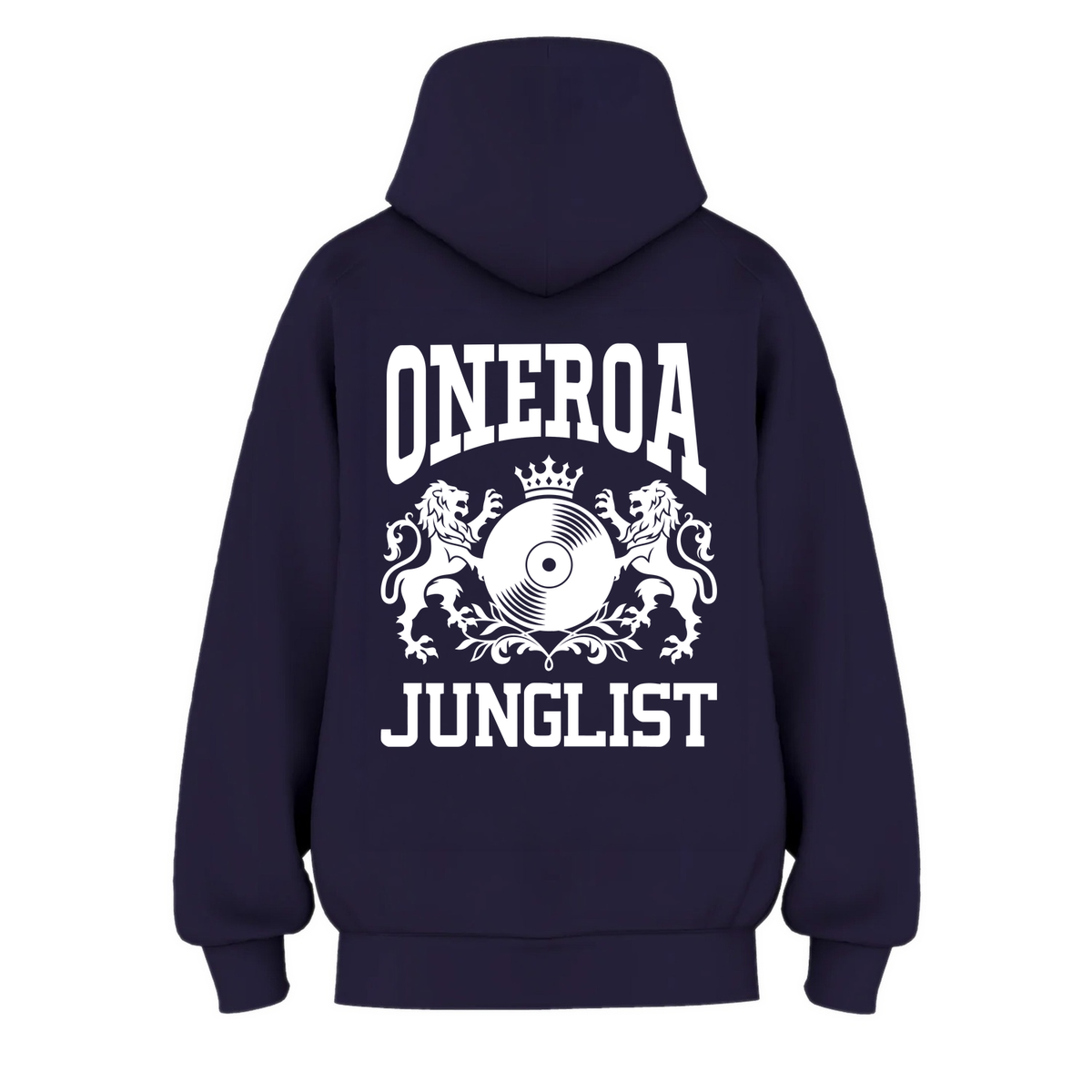 Womens ONEROA JUNGLIST Hoodie - Ink Blue (back)