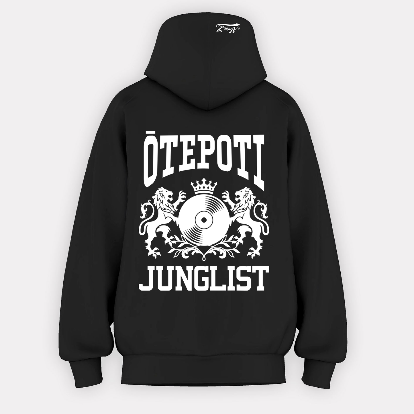Womens ŌTEPOTI JUNGLIST Hoodie - Black (back)