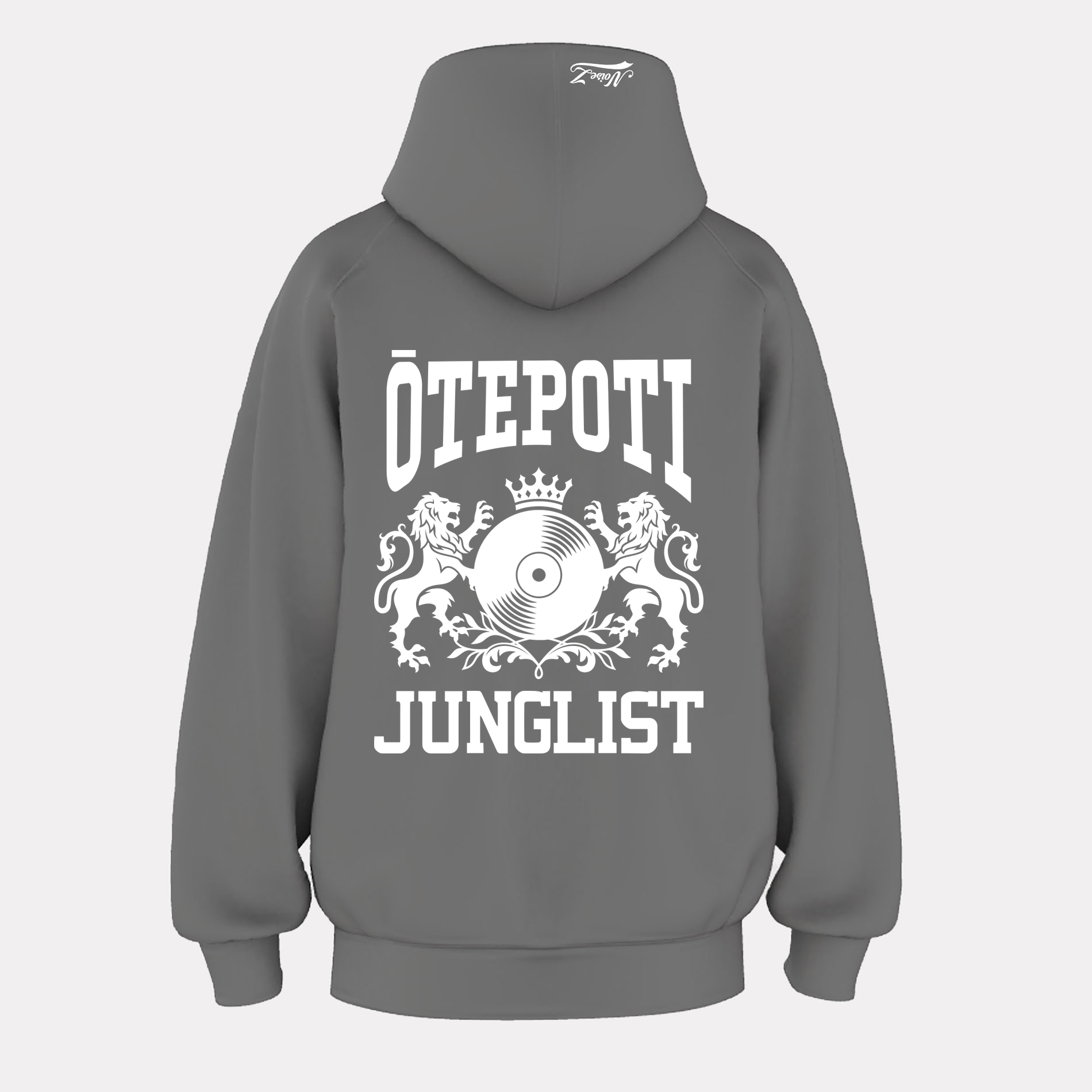 Womens ŌTEPOTI JUNGLIST Hoodie - Shadow (back)