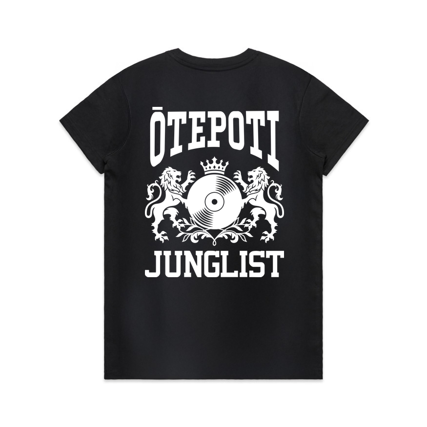 Womens ŌTEPOTI JUNGLIST Tee - Black (back)