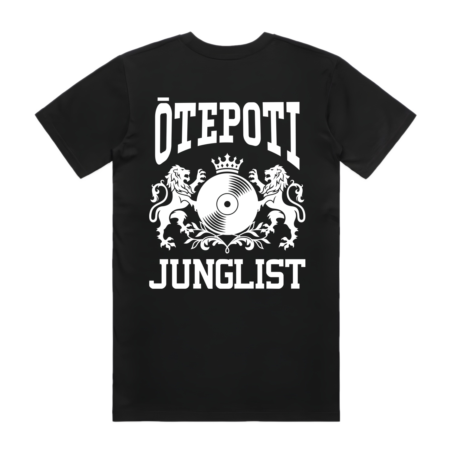 Mens ŌTEPOTI JUNGLIST Tee - Black (back)
