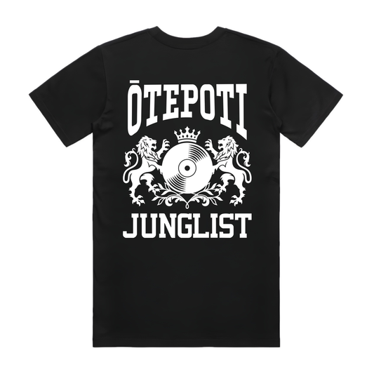 Mens ŌTEPOTI JUNGLIST Tee - Black (back)