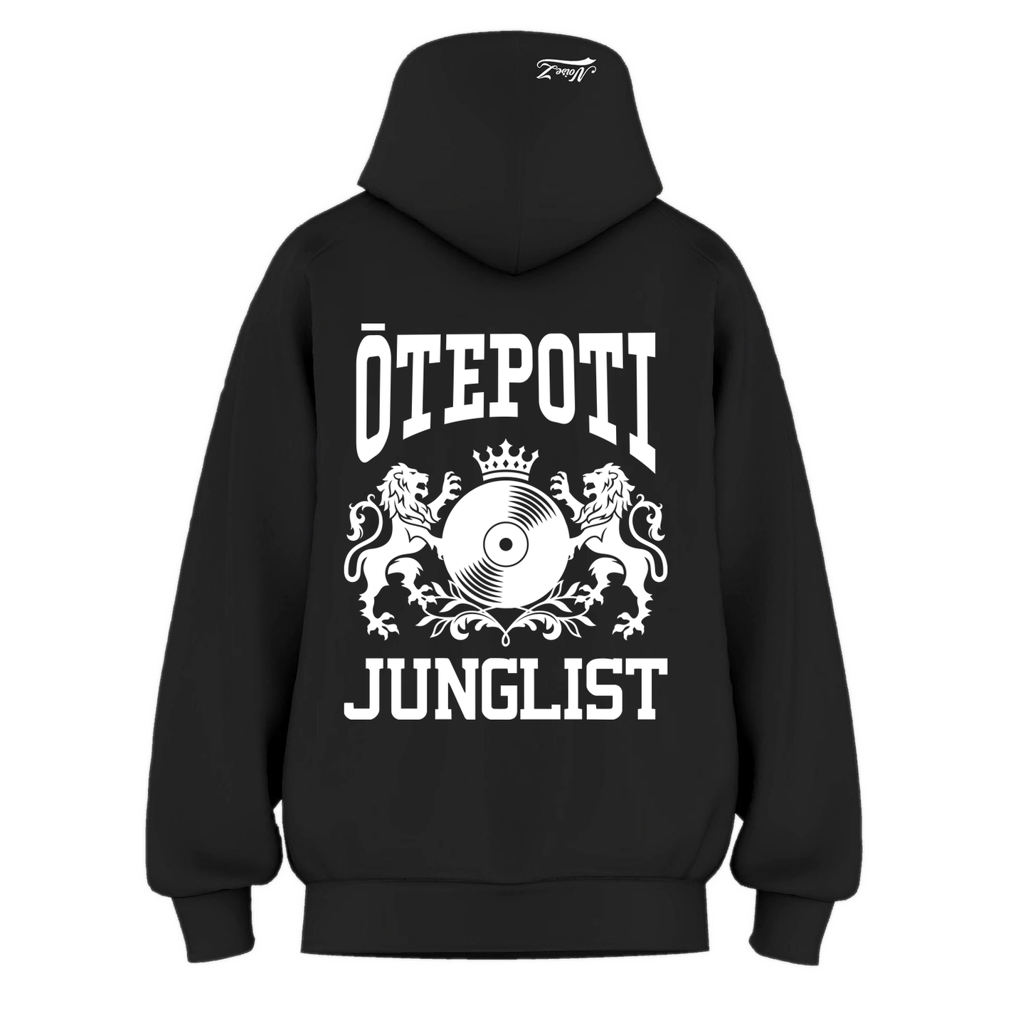 Womens ŌTEPOTI JUNGLIST Hoodie - Black (back)
