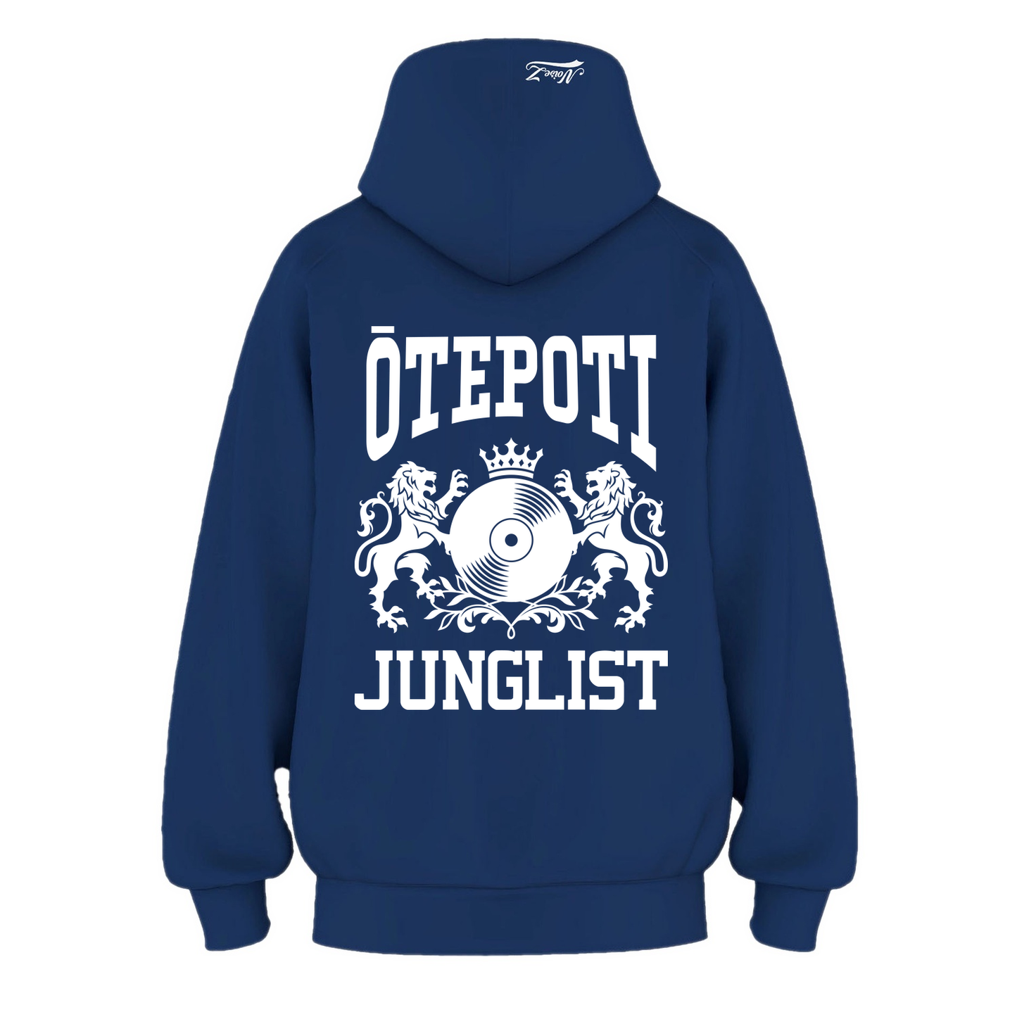 Mens ŌTEPOTI JUNGLIST Hoodie - Cobalt Blue (back)