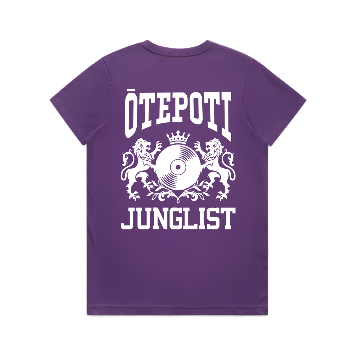 Womens ŌTEPOTI JUNGLIST Tee - Purple (back)