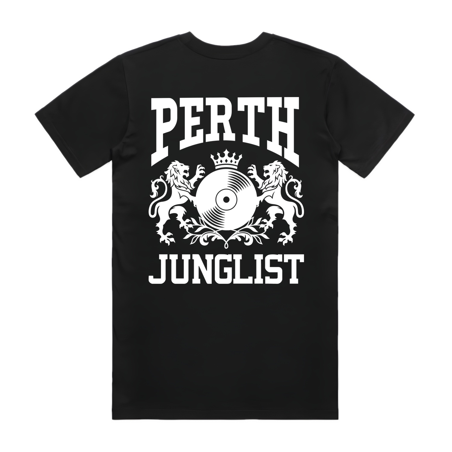Mens PERTH JUNGLIST Tee - Black (back)