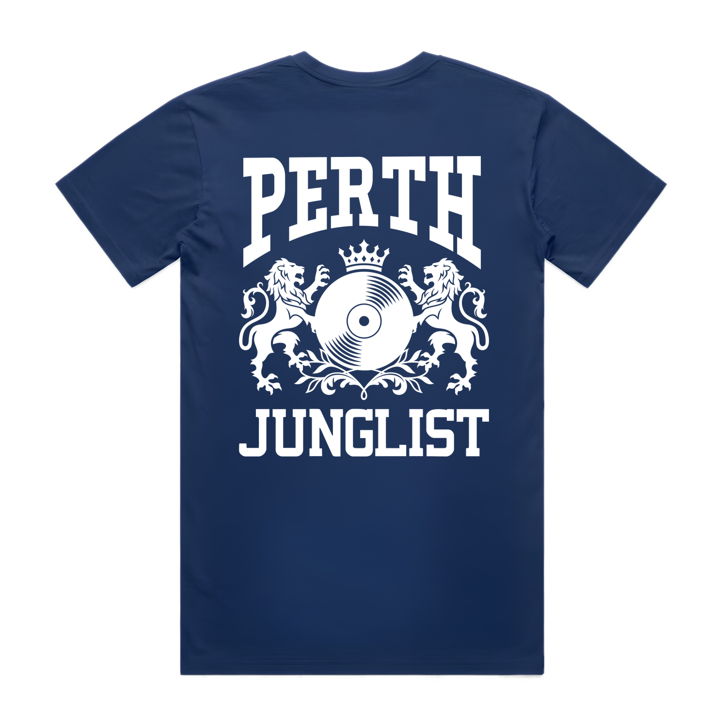 Mens PERTH JUNGLIST Tee - Cobalt Blue (back)