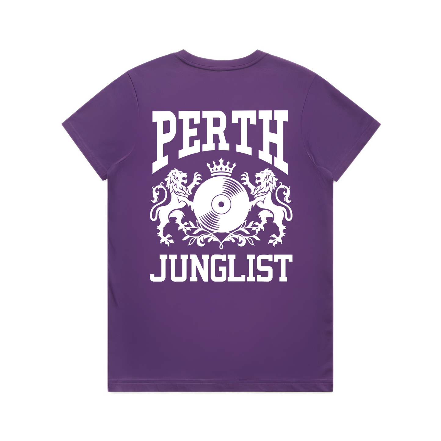 Womens PERTH JUNGLIST Tee - Purple (back)