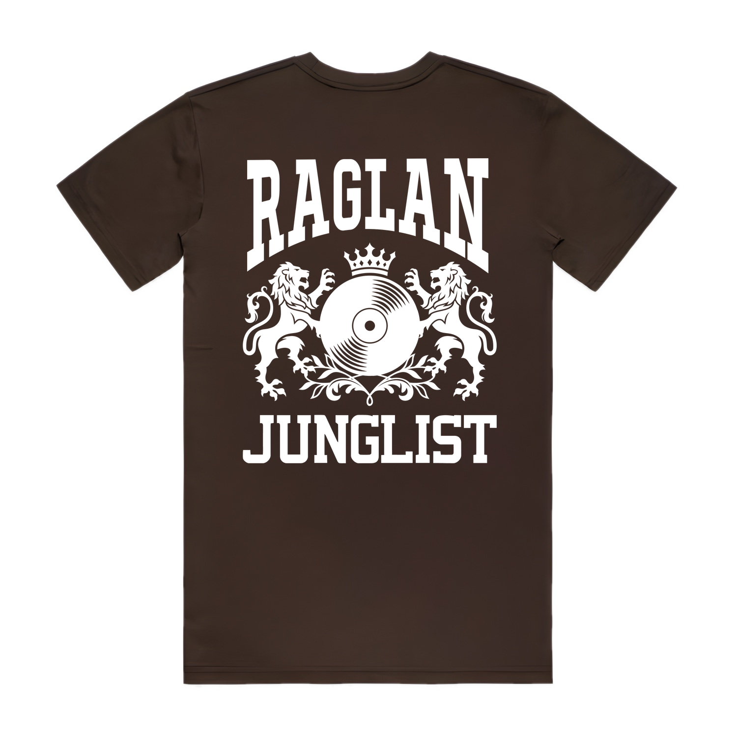 Mens RAGLAN JUNGLIST Tee - Chocolate (back)