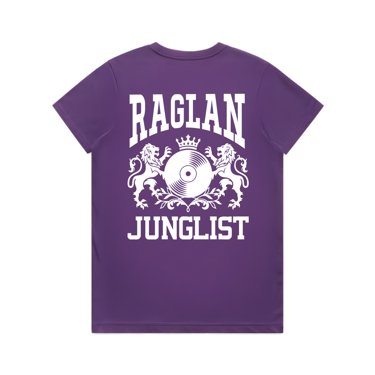 Womens RAGLAN JUNGLIST Tee - Purple (back)