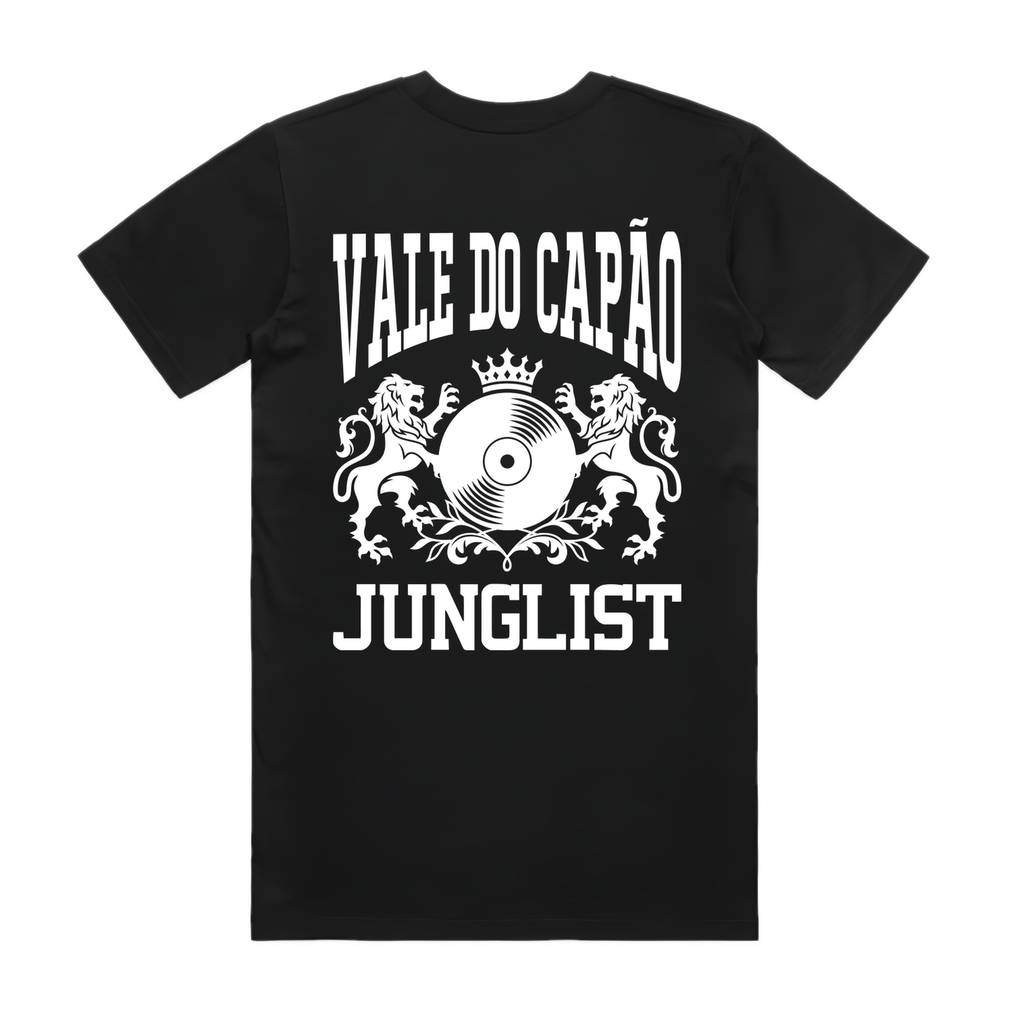 Mens VALE DO CAPÃO JUNGLIST Tee - Black (back)