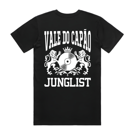 Mens VALE DO CAPÃO JUNGLIST Tee - Black (back)