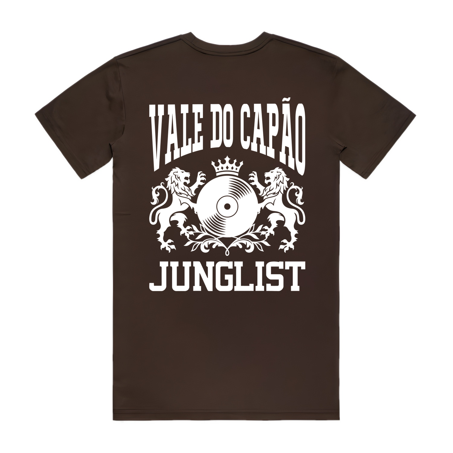 Mens VALE DO CAPÃO JUNGLIST Tee - Chocolate (back)